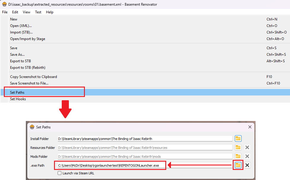 Basement Renovator path window